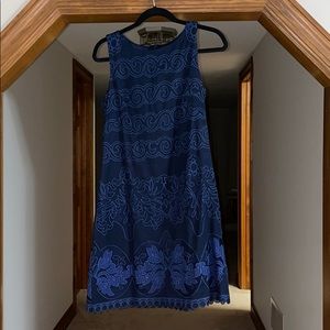 Blue and Navy Eliza J Dress